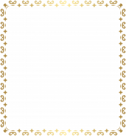 Border Deco Frame Transparent PNG Clip Art | Gallery Yopriceville ...