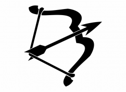Archery Clipart Svg - Archery Bow Clipart Black And White Free PNG ...