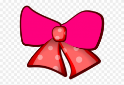 Pink Bows Clip Art - Hair Bow Clipart Png Transparent Png (#468323 ...