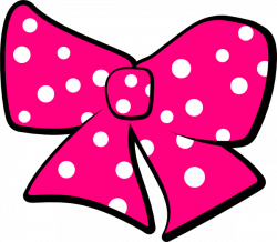 Polka Dot Bow Clip Art N2 free image