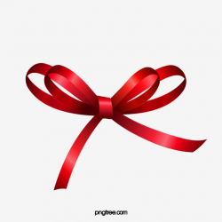 Fashion Red Gift Bow, Fashion Clipart, Gift Clipart, Bow Clipart PNG ...