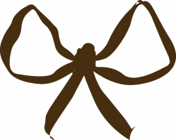 Simple Solid Ribbon Bow Clip Art at Clker.com - vector clip art ...