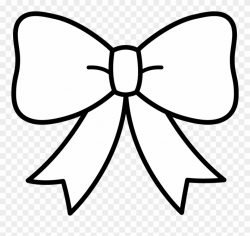Bow Clipart Black And White - Ribbon Clipart Black And White - Png ...