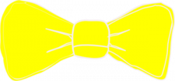 Yellow Bow Clip Art at Clker.com - vector clip art online, royalty ...