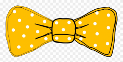 Dots Clipart Yellow - Yellow Bow Tie Clipart - Png Download ...