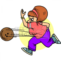 cartoon lady bowling clipart. Royalty-free GIF, JPG, WMF clipart ...