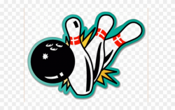 Bowling Clipart Fire - Bowling Pins - Png Download (#1283099 ...