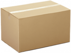 Closed Cardboard Box - Cardboard Box - Download Clipart on ...