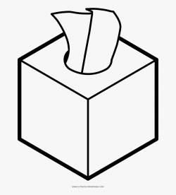 Box Clipart Colouring Page - Tissue Box Coloring Page ...