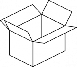 Boxes clipart outline, Boxes outline Transparent FREE for ...