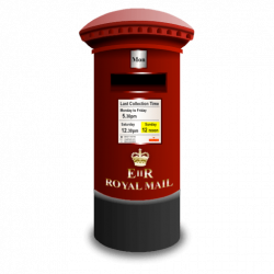 Royal Mail Post Box Icon transparent PNG - StickPNG