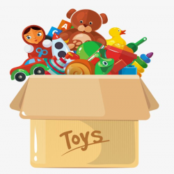 Lovely Toy Box, Toy Box, Plush Toy Bear, Toy PNG Transparent ...