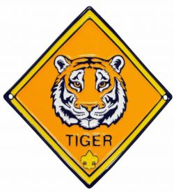 Cub Scout Tiger Hiking Staff Shield