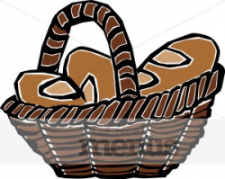 Basket of bread clipart 1 » Clipart Portal