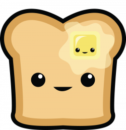 Toast Clipart Cute - Clip Art Library