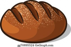 Loaf Of Bread Clip Art - Royalty Free - GoGraph