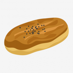 Long Bread Snack Illustration, Long Bread, Gourmet, Snack ...