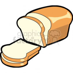 sliced bread clipart. Royalty-free clipart # 141834