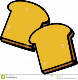 Toast Bread Clipart - Clip Art Bay