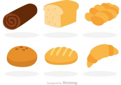 Vector Bread Flat Icons - Download Free Vectors, Clipart ...