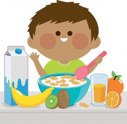 Clipart kids eating breakfast 1 » Clipart Portal