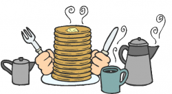 62+ Pancake Breakfast Clipart | ClipartLook