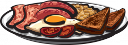 Breakfast plate food clipart - Clip Art Library