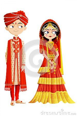 Indian Bride And Groom Clipart Indian - wedding -couple-easy-to ...