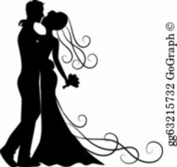 Bride Groom Clip Art - Royalty Free - GoGraph