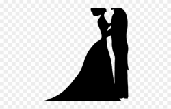 Sleeping Beauty Clipart Bride Groom Silhouette Wedding - Wedding ...