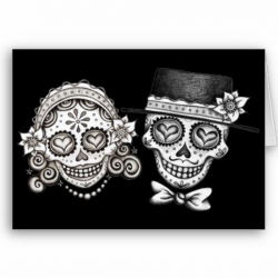 Los Novios - Day of the Dead Cards | Zazzle.com | Tattoo ideas ...
