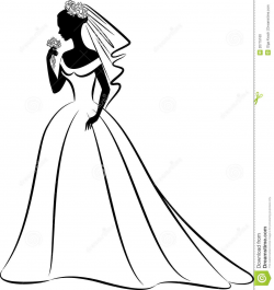 Wedding+dress+clipart | Wedding dress silhouette, Wedding ...