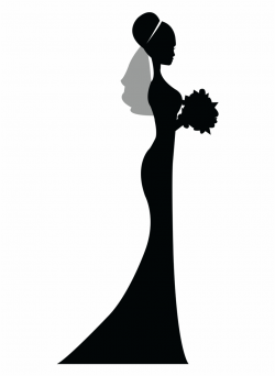 Download for free 10 PNG Bride clipart silhouette top images ...