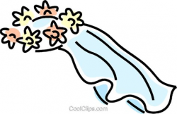 Wedding Clipart of a bridal veil | Clip art, Illustration ...