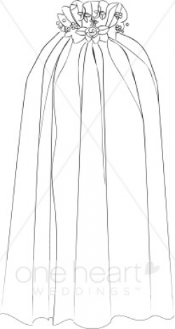 Clipart Veil | Bridal Accessories Clipart