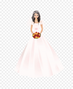 Wedding Party Invitation clipart - Wedding, Bride, Dress ...