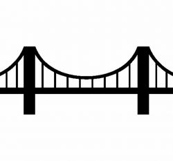 Bridge clipart graphics dpi black lined and white - Clipartix