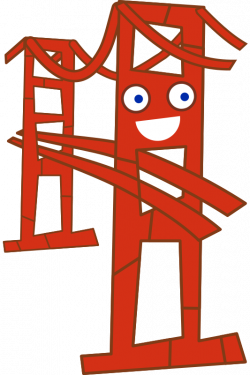 Free Clipart: Cute San Francisco Golden Gate Bridge | qubodup
