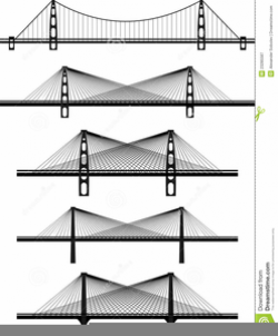 Clipart Suspension Bridge | Free Images at Clker.com ...