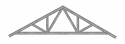 Bridge Clipart Truss Bridge - Skillion Roof Truss Design ...