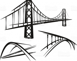 simple illustration with a set of bridges | Simple ...