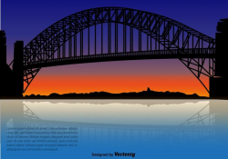 Harbour Bridge - Vector Illustration - Download Free Vectors ...