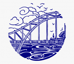 Bridge Water River Bay Crossover Clouds - Water Bridge Clip ...