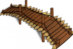 Wooden Bridge Clip Art at Clker.com - vector clip art online ...