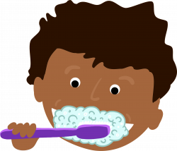 Brush teeth clipart african kid brushing teeth – Gclipart.com