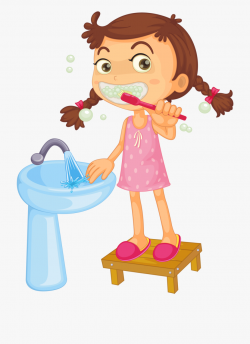 Brush Teeth Clipart Free - Girl Brush Teeth Clipart #102736 ...