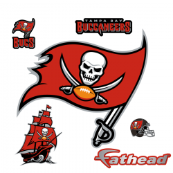 Tampa Bay Buccaneers: Logo - Giant Officially Licensed NFL Removable Wall  Decal