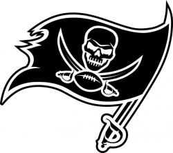 NFL Auto Sticker Emblem Tampa Bay Buccaneers White 4x4 Car ...