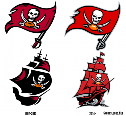 the new and old Tampa Bay Buccaneers logos | Tampa bay ...