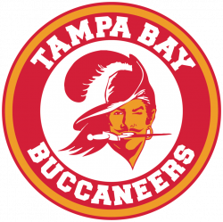 Tampa Bay Buccaneers Throwback Circle Logo Vinyl Decal / Sticker 5 sizes!!